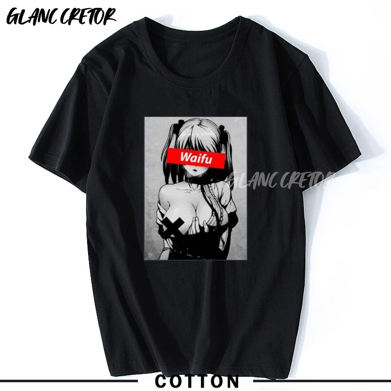 Waifu Material Shirt Otaku Lewd Cute Girl Anime T Shirt for Men StreetWear Aesthetic T Shirt Solid Color Short Sleeve 
Waifu Material Shirt Otaku Lewd Cute Girl Anime T Shirt for Men StreetWear Aesthetic T Shirt Solid Color Short Sleeve