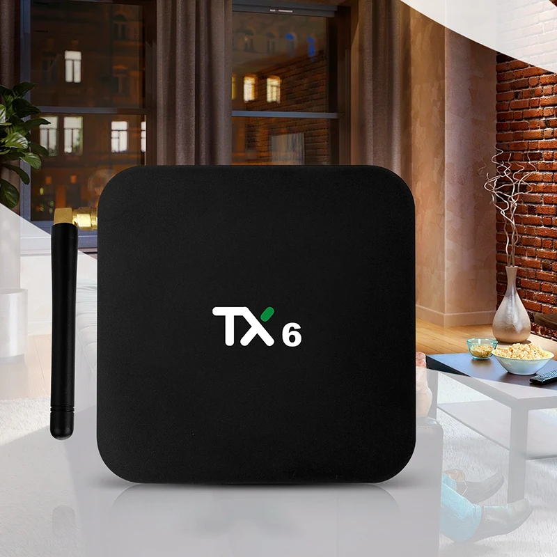 TX6 Android 9.0 TV Box 4+32G 2.4G Wifi Quad Core USB 3.0 4K Set Top Box TX6 Media Box
TX6 Android 9.0 TV Box 4+32G 2.4G Wifi Quad Core USB 3.0 4K Set Top Box TX6 Media Box