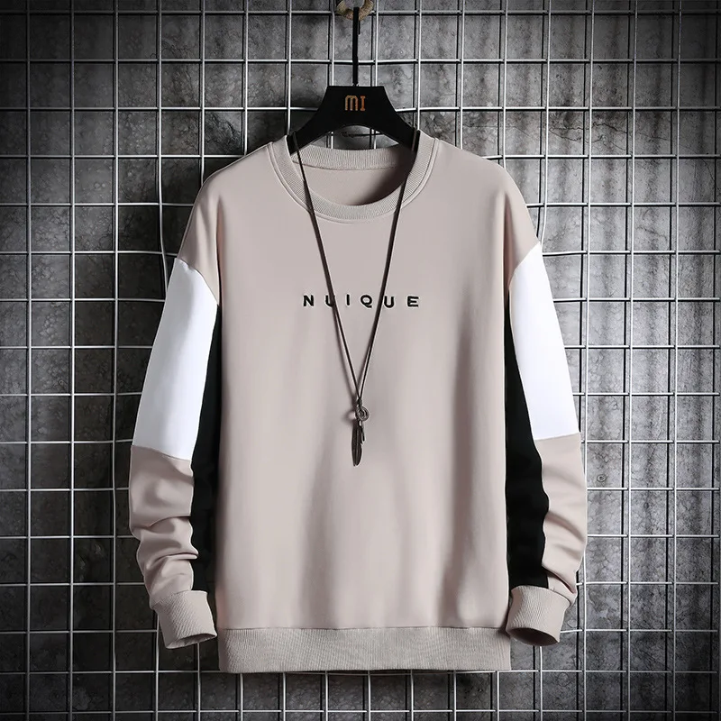 New style sweater men's stitching letters long-sleeved casual men's jacket comfortable and breathable fashion jacket men
New style sweater men's stitching letters long-sleeved casual men's jacket comfortable and breathable fashion jacket men