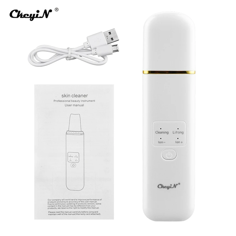 CkeyiN Ultrasonic Facial Skin Scrubber Ion Deep Face Cleaning Pores Deep Peeling Clean USB Rechargeable Skin Care Beauty Device
CkeyiN Ultrasonic Facial Skin Scrubber Ion Deep Face Cleaning Pores Deep Peeling Clean USB Rechargeable Skin Care Beauty Device