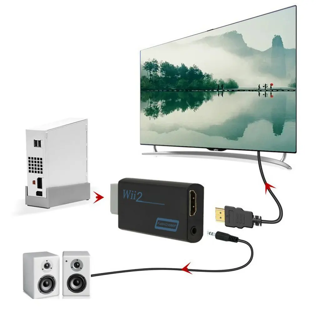WII To HDMI-compatible Adapter WII To HDMI-compatible Adapter Lossless Direct Display High Definition Adapter
WII To HDMI-compatible Adapter WII To HDMI-compatible Adapter Lossless Direct Display High Definition Adapter