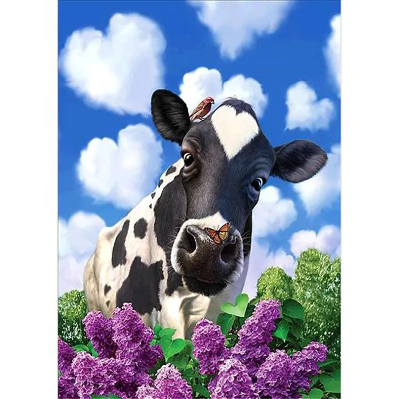 LaoJieYuan DIY Diamond Painting Cow Flowers Full Square Rhinestone Mosaic Diamond Embroidery Animals Cross Stitch Kit Home Decor
LaoJieYuan DIY Diamond Painting Cow Flowers Full Square Rhinestone Mosaic Diamond Embroidery Animals Cross Stitch Kit Home Decor