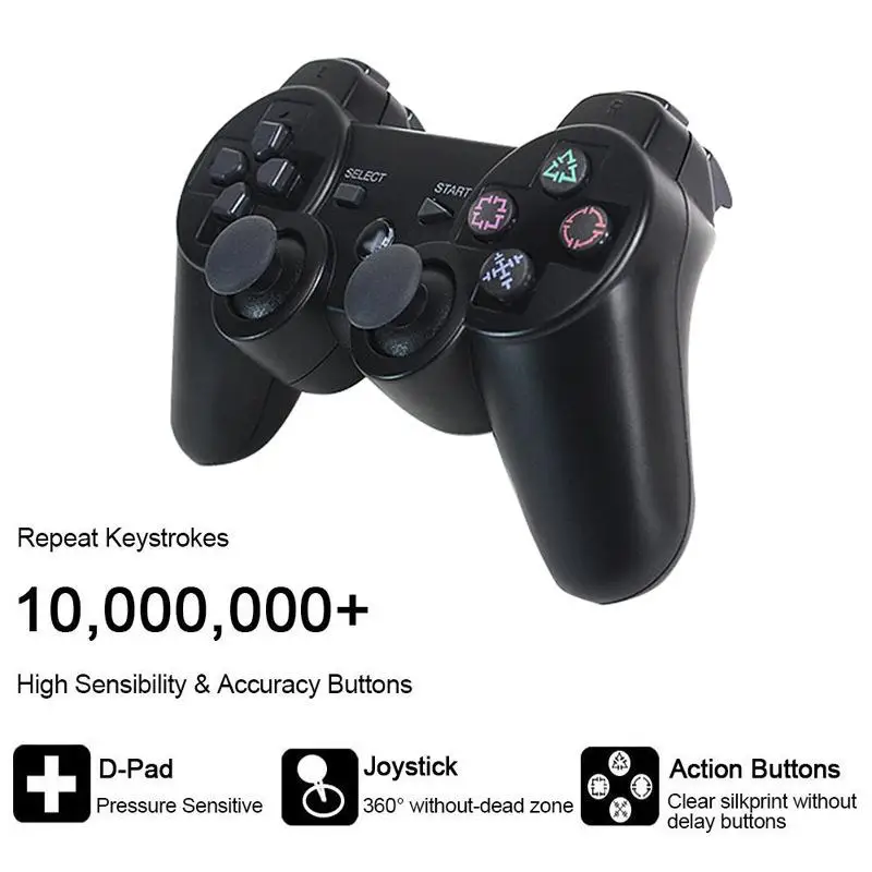 Wireless Bluetooth controller Gamepad for PS3 playstation 3 Controle Gaming Console Joystick for ps3 controller Gaming Joystick
Wireless Bluetooth controller Gamepad for PS3 playstation 3 Controle Gaming Console Joystick for ps3 controller Gaming Joystick