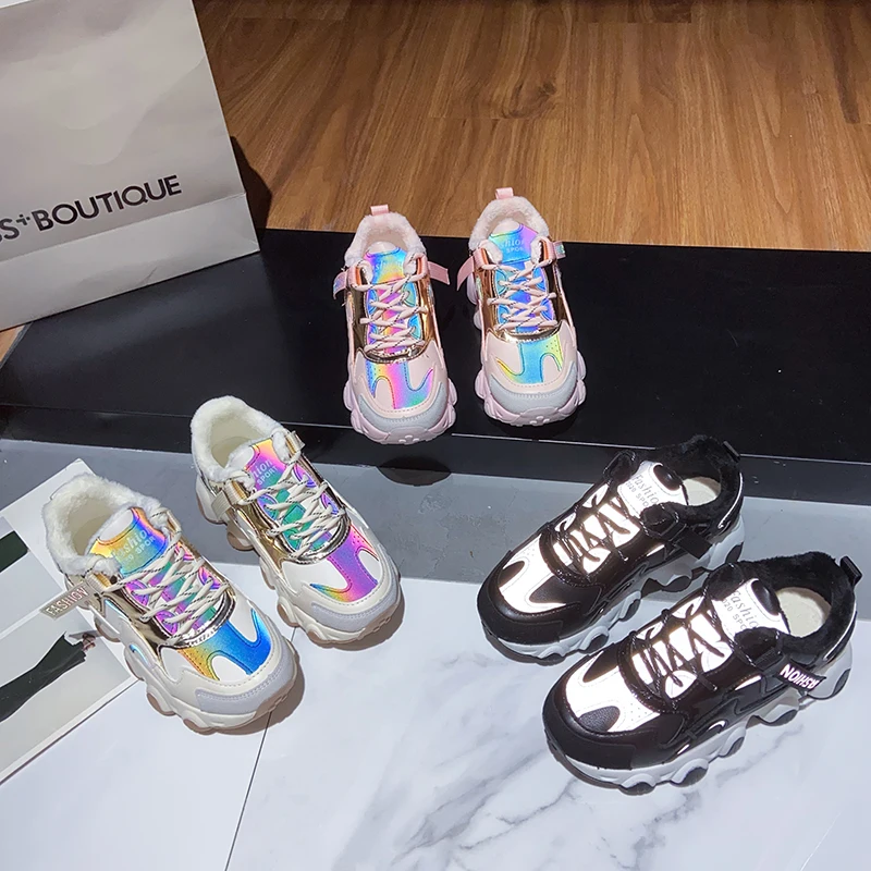 2021 autumn Korean version plus velvet old shoes ladies all-match casual fashion sneakers
2021 autumn Korean version plus velvet old shoes ladies all-match casual fashion sneakers