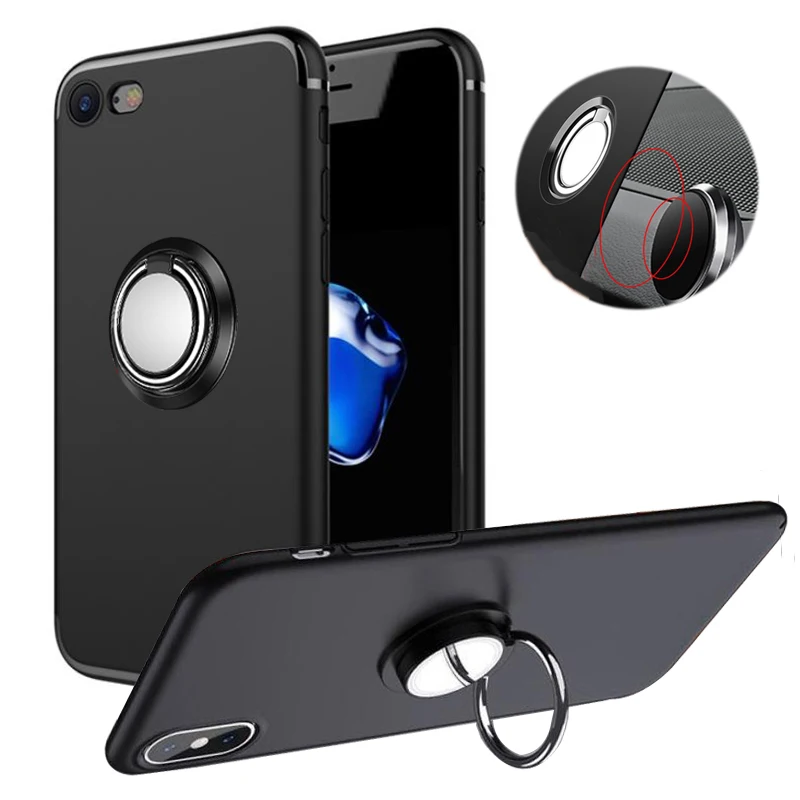 Чехол с кольцом подставкой для Meizu 17 18 Pro M2 Note M3 Mini M3S A5 M5C M5 M5S 6 Plus 6S V8 M8 Lite X8|Бамперы| |