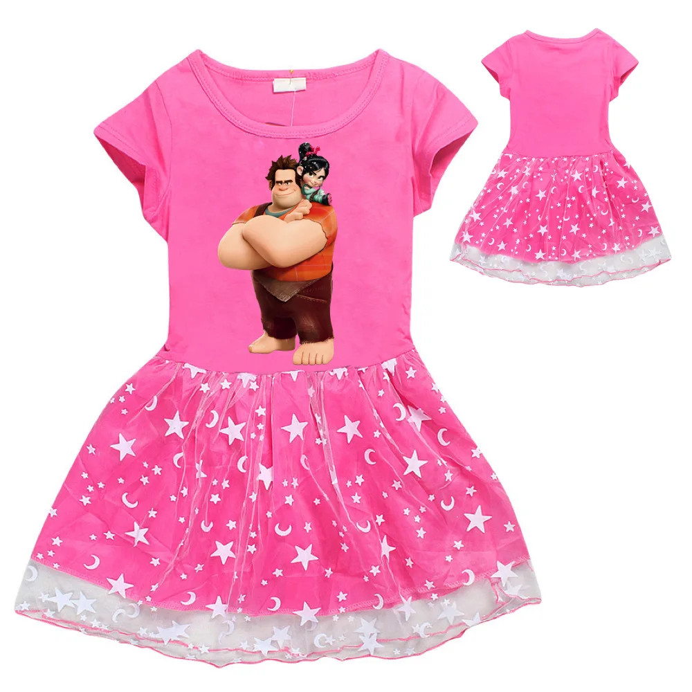 Wreck It Ralph A Kids Clothes Knee-Length Dresses Cute Cotton Gauze Full Dress Teenagers Cartoon Baby Girls Party Clothing
Wreck It Ralph A Kids Clothes Knee-Length Dresses Cute Cotton Gauze Full Dress Teenagers Cartoon Baby Girls Party Clothing