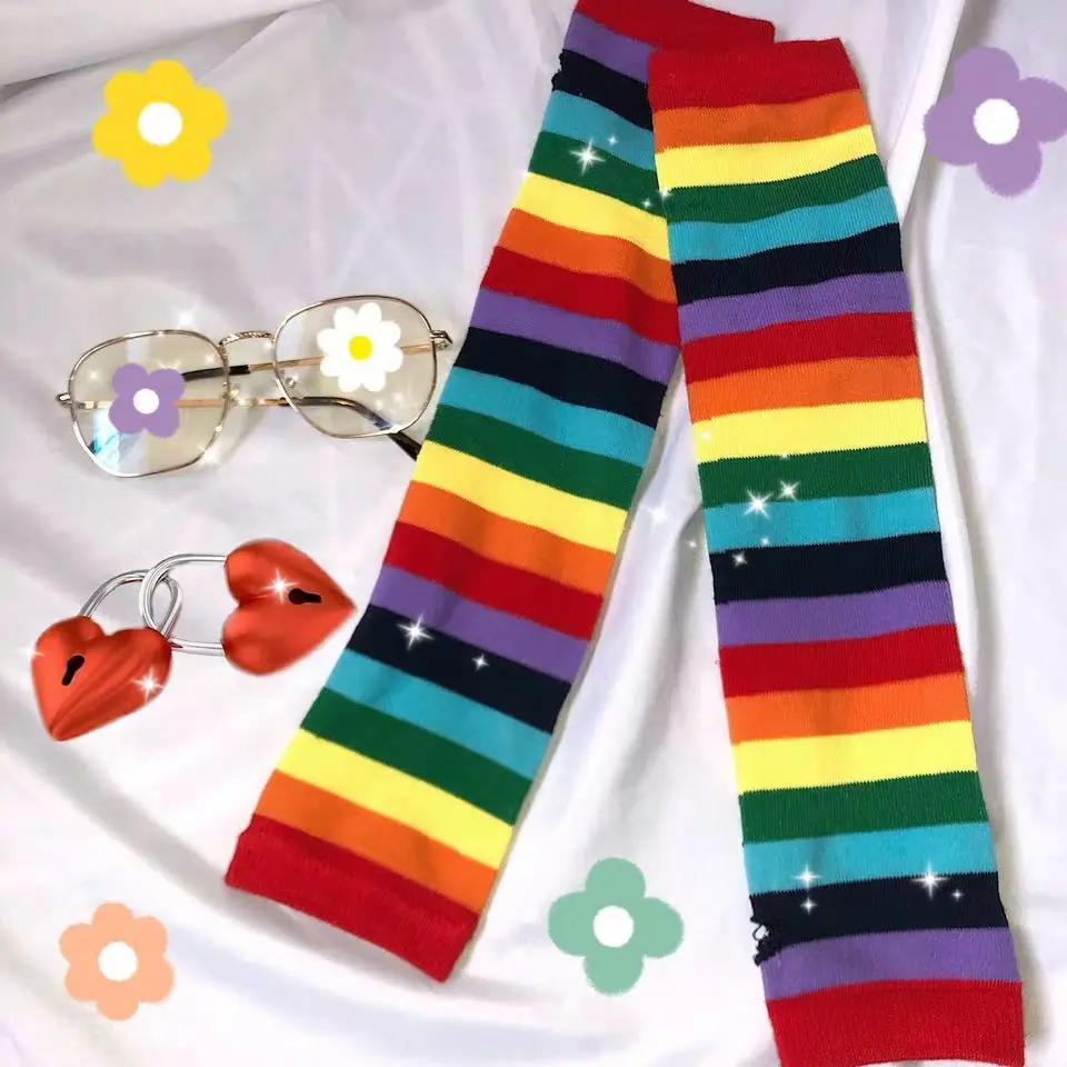 Rainbow color Breathable Fabric UV Protection Running Arm Sleeves Fitness Basketball Elbow Pad Sport Arm Warmers 
Rainbow color Breathable Fabric UV Protection Running Arm Sleeves Fitness Basketball Elbow Pad Sport Arm Warmers