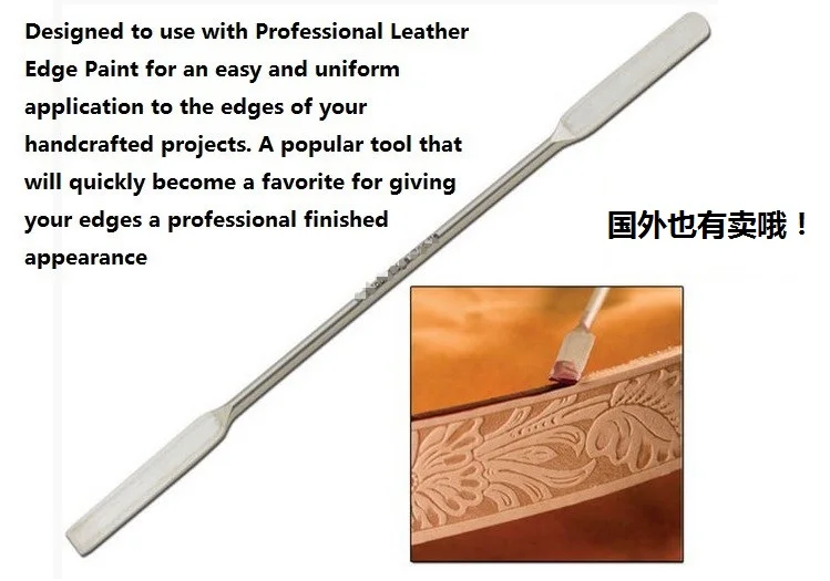 Convenient and Oil Saving Leather Craft Treatment Tool Concave Edge Oil Pen Rod Painting Accessories Repair Stainless Steel
Convenient and Oil Saving Leather Craft Treatment Tool Concave Edge Oil Pen Rod Painting Accessories Repair Stainless Steel