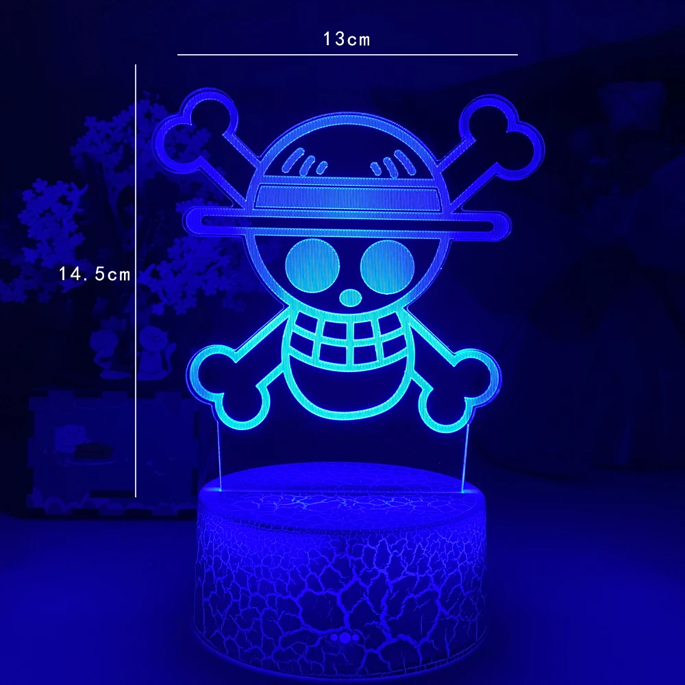 Anime Pirate LOGO Kids Night Light Led Touch Sensor Colorful Nightlight for Child Bedroom Decoration Cool Desk 3d Lamp Gift
Anime Pirate LOGO Kids Night Light Led Touch Sensor Colorful Nightlight for Child Bedroom Decoration Cool Desk 3d Lamp Gift