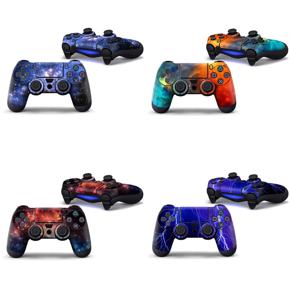 Наклейка для контроллера PS4 sky design 2 шт./Лот Обложка джойстика наклейка ps4