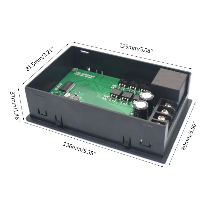 LCD Digital 0-100% Adjustable DC 12V 24V 36V 48V 40A PWM DC Motor Speed Controller Timing Controller Reversible Speed Controller
LCD Digital 0-100% Adjustable DC 12V 24V 36V 48V 40A PWM DC Motor Speed Controller Timing Controller Reversible Speed Controller
