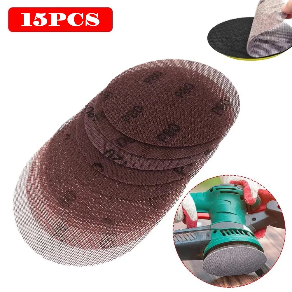 15PCS 5Inch Mesh Sanding Discs Hook & Loop Abrasive Anti-Clogging Anti-Blocking Sharp Grinding Sandpaper For Car Wood Fast Ship
15PCS 5Inch Mesh Sanding Discs Hook & Loop Abrasive Anti-Clogging Anti-Blocking Sharp Grinding Sandpaper For Car Wood Fast Ship