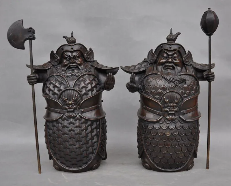 Свадебные украшения 14 "Китайская народная миф Бронзовый Бог войны взять молоток Guardian Бога принимает топор статуя
Свадебные украшения 14 "Китайская народная миф Бронзовый Бог войны взять молоток Guardian Бога принимает топор статуя