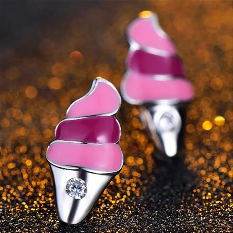 Creative Cute Pink Ice Cream Girl Earrings Acrylic Crystal Women's Earrings Fashion Jewelry Gift
Creative Cute Pink Ice Cream Girl Earrings Acrylic Crystal Women's Earrings Fashion Jewelry Gift