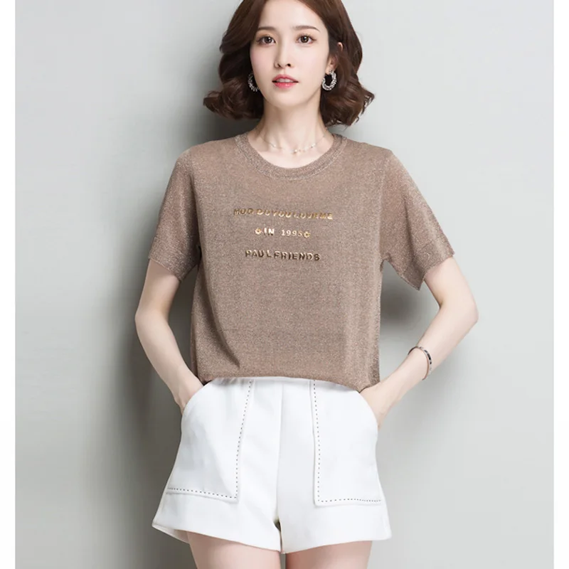 GGRIGHT 2021 Summer Fashion Knitted Sweater Women Loose Casual Letter O-Neck Jumper Batwing Sleeve Tops Femme Pullovers Sweaters
GGRIGHT 2021 Summer Fashion Knitted Sweater Women Loose Casual Letter O-Neck Jumper Batwing Sleeve Tops Femme Pullovers Sweaters