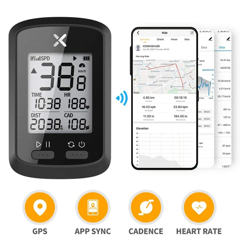 Waterproof Bicycle GPS Computer Wireless Bicycle Speedometer Bluetooth ANT+ MTB Road Cycling Odometer With Cadence Speed Sensor
Waterproof Bicycle GPS Computer Wireless Bicycle Speedometer Bluetooth ANT+ MTB Road Cycling Odometer With Cadence Speed Sensor