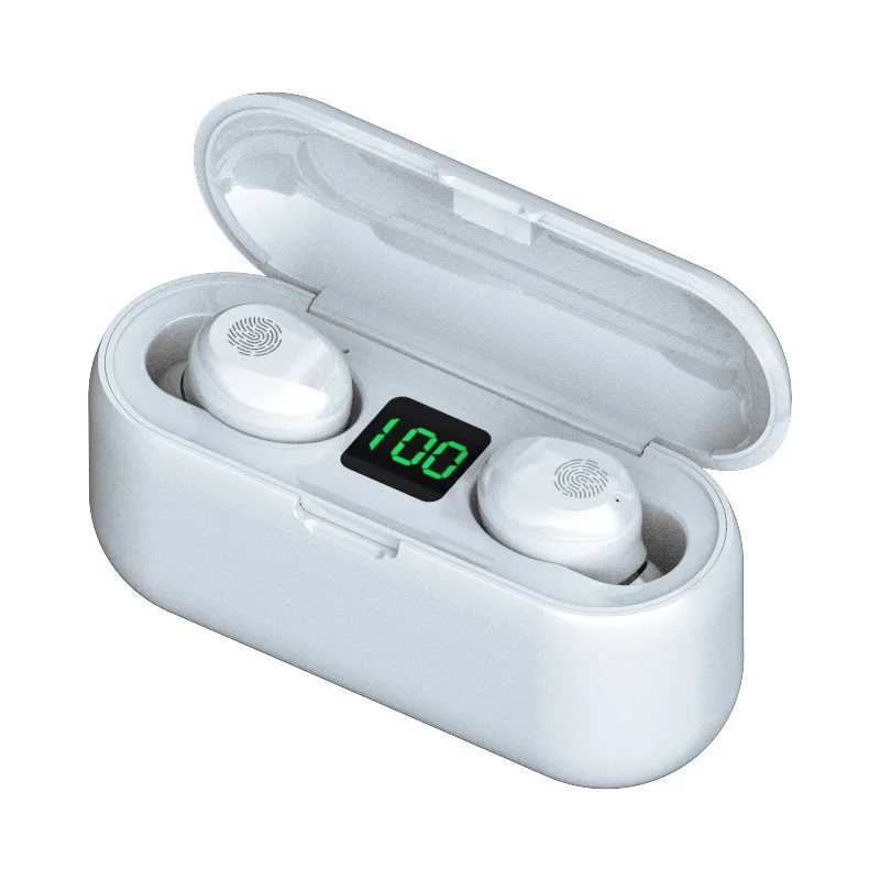 Беспроводная Bluetooth-гарнитура F9 ультрамаленькая спортивная водонепроницаемая