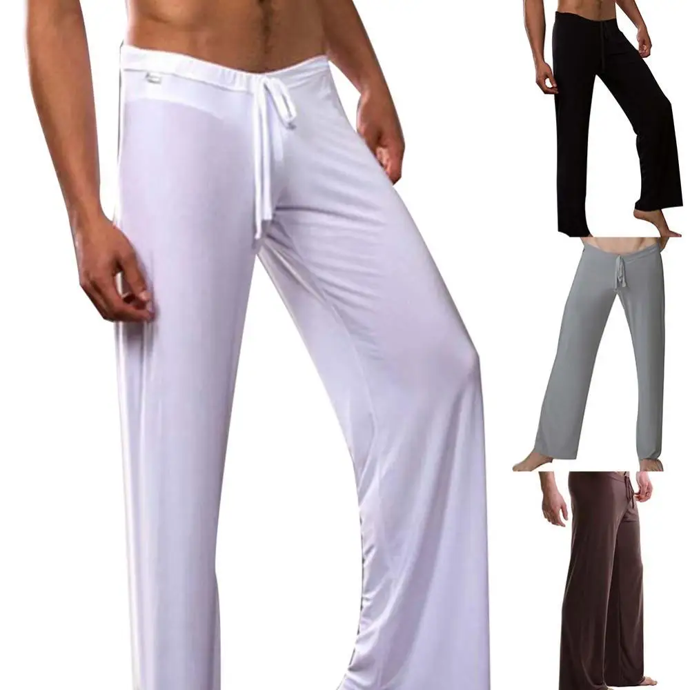 Long Yoga Pants Men Length Loose Jogging Pants Casual Men Solid Color Drawstring Homewear Yoga Pants Loose Pajama Trousers Pants
Long Yoga Pants Men Length Loose Jogging Pants Casual Men Solid Color Drawstring Homewear Yoga Pants Loose Pajama Trousers Pants
