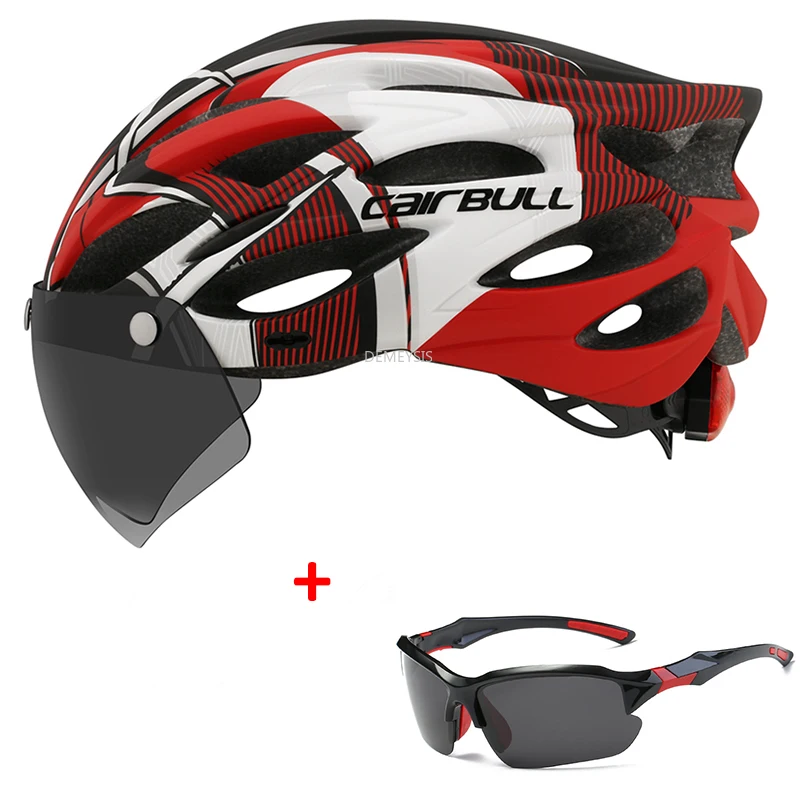 Outdoor Cycling Riding Helmet with Glasses Road Bike Bicycle Safety Cycle Mtb Taillight Helmet Protective Comfort Removable Lens
Outdoor Cycling Riding Helmet with Glasses Road Bike Bicycle Safety Cycle Mtb Taillight Helmet Protective Comfort Removable Lens