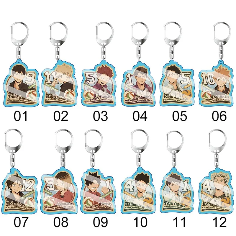 Cartoon Volleyball Boy Keychain Japan Anime Haikyuu Volleyball Boy Cartoon Figure Acrylic Keychain Haikyu!! Bag Pendant
Cartoon Volleyball Boy Keychain Japan Anime Haikyuu Volleyball Boy Cartoon Figure Acrylic Keychain Haikyu!! Bag Pendant