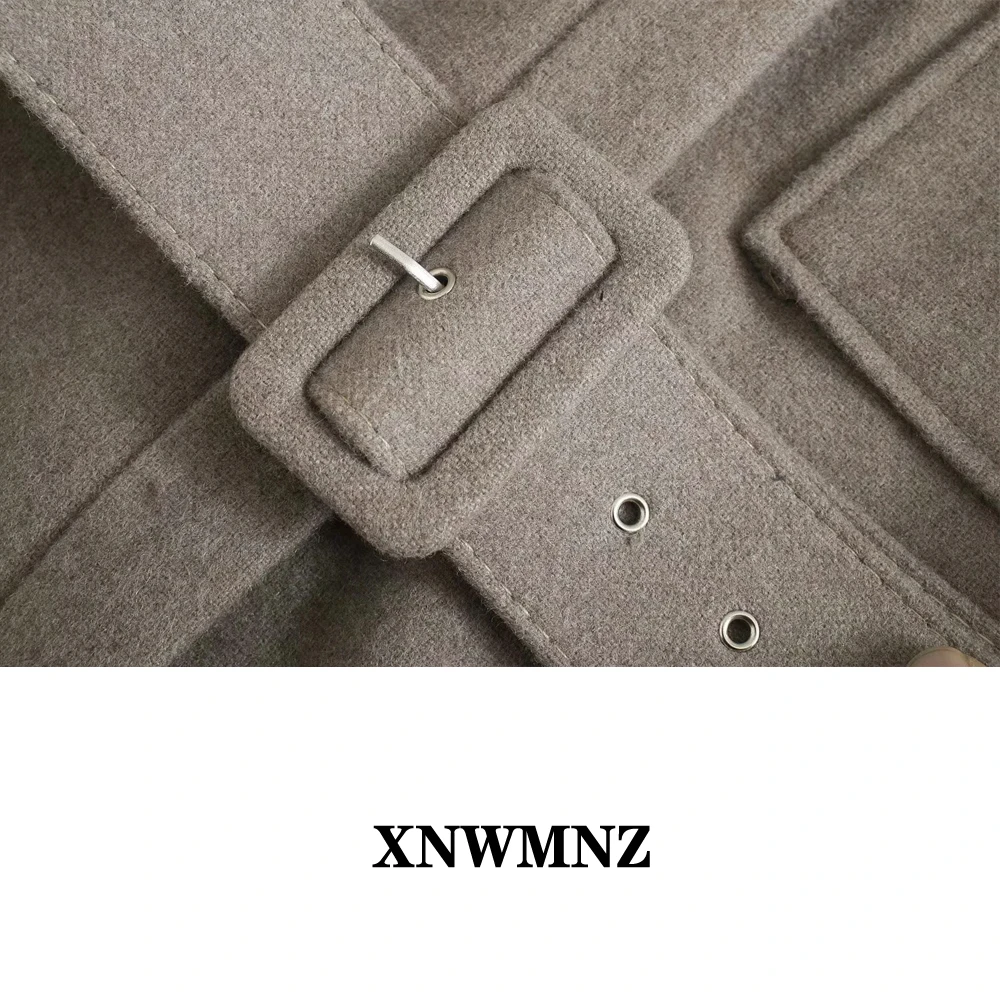 XNWMNZ Za Women 2020 Fashion blend belted overshirt Jacket Coat Vintage Long Sleeve patch pockets Female Outerwear Chic Overcoat
XNWMNZ Za Women 2020 Fashion blend belted overshirt Jacket Coat Vintage Long Sleeve patch pockets Female Outerwear Chic Overcoat