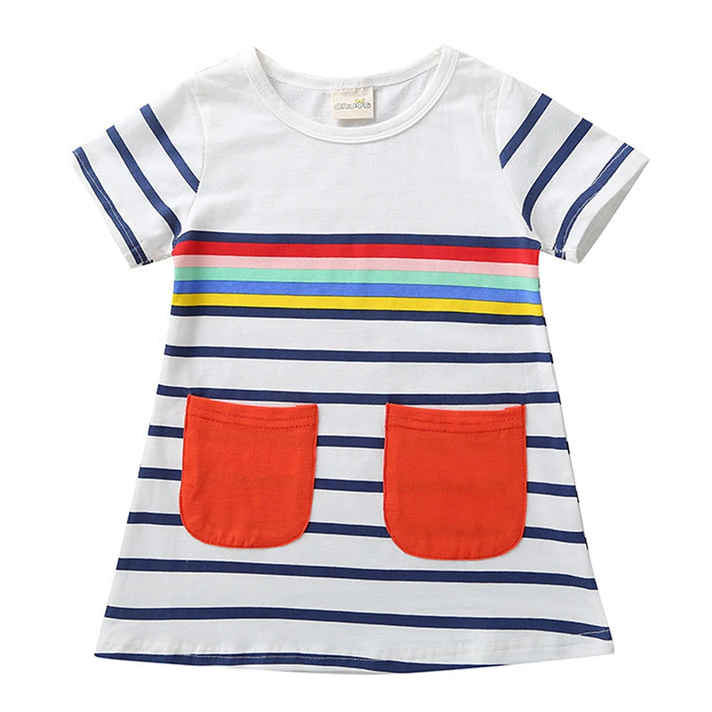 2021 Dresses Autumn Spring Striped Pocket Girls Cotton Short Sleeve Sling Princess Dress Kids Baby Dresses Pullover Dress
2021 Dresses Autumn Spring Striped Pocket Girls Cotton Short Sleeve Sling Princess Dress Kids Baby Dresses Pullover Dress