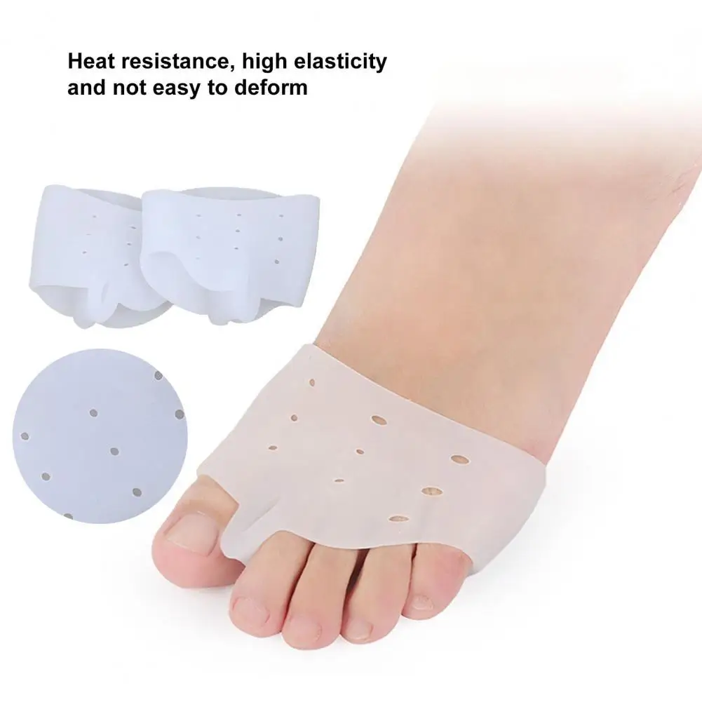Forefoot Pad Soft Protect Toes SEBS Toe Separator Cushion Pain Relief Shoes Hallux Valgus Corrector Silicone Gel Pad for Unisex
Forefoot Pad Soft Protect Toes SEBS Toe Separator Cushion Pain Relief Shoes Hallux Valgus Corrector Silicone Gel Pad for Unisex