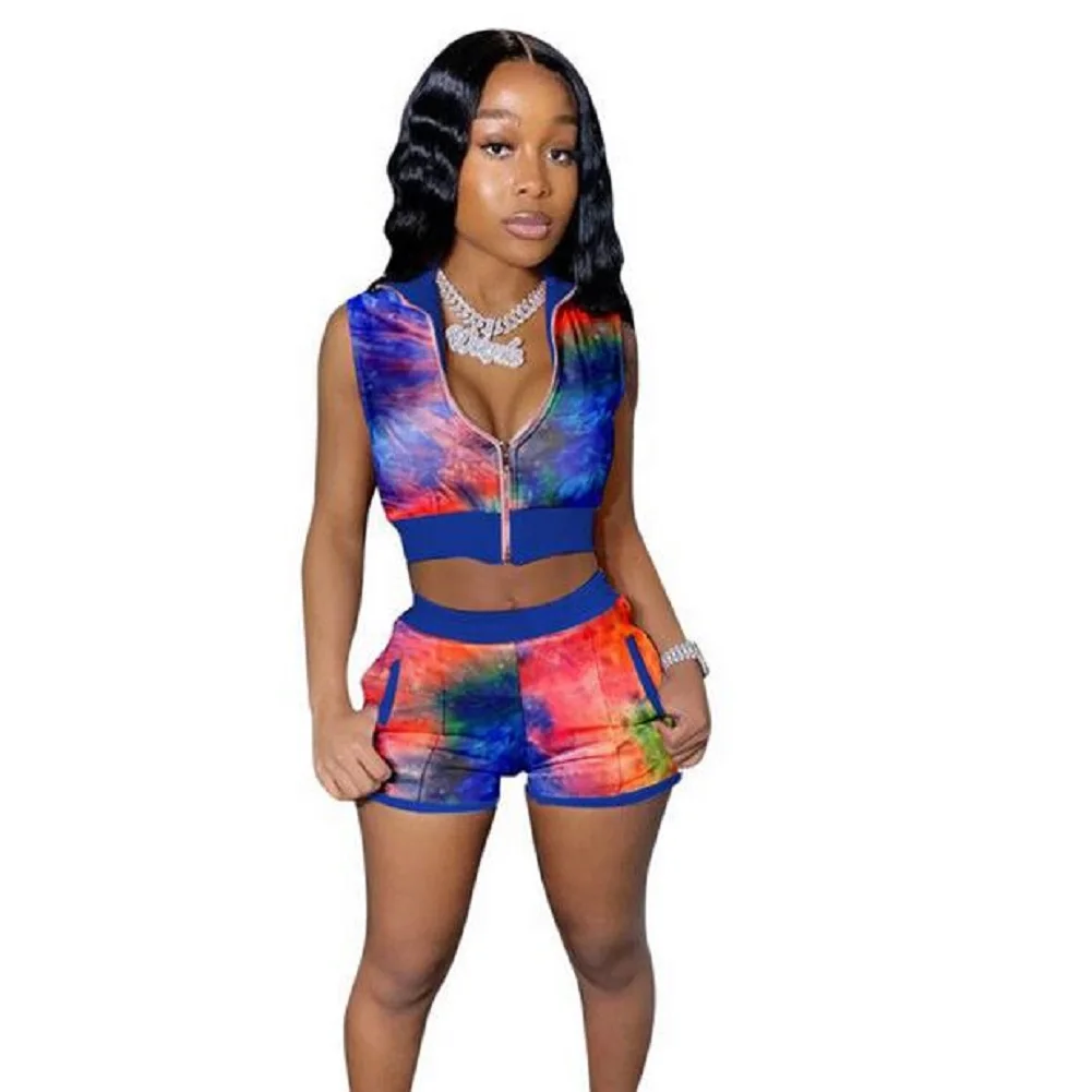 Sexy Women Tie Dye Tracksuit Ladies Bodycon Tank Top + High Waist Pants Outfits 2Piece Set Matching Sets Crop Top Set
Sexy Women Tie Dye Tracksuit Ladies Bodycon Tank Top + High Waist Pants Outfits 2Piece Set Matching Sets Crop Top Set