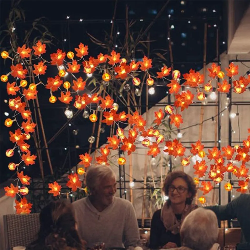 3/6M Lights Pumpkin Maple Leaf Garland Led Fairy Lights for Christmas Thanksgiving Decor Autumn String Light Festive DIY Decor
3/6M Lights Pumpkin Maple Leaf Garland Led Fairy Lights for Christmas Thanksgiving Decor Autumn String Light Festive DIY Decor