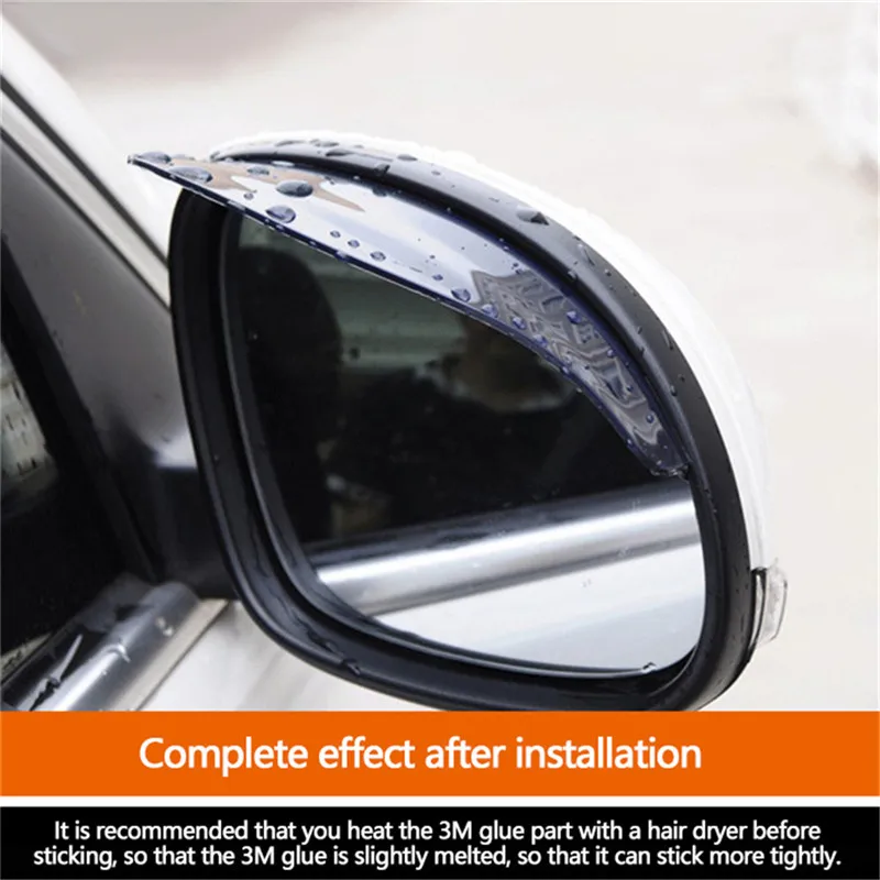 Universal Flexible PVC Car Accessories Rearview Mirror Rain Shade Rainproof Blades Car Back Mirror Eyebrow Rain Cover 2Pcs
Universal Flexible PVC Car Accessories Rearview Mirror Rain Shade Rainproof Blades Car Back Mirror Eyebrow Rain Cover 2Pcs