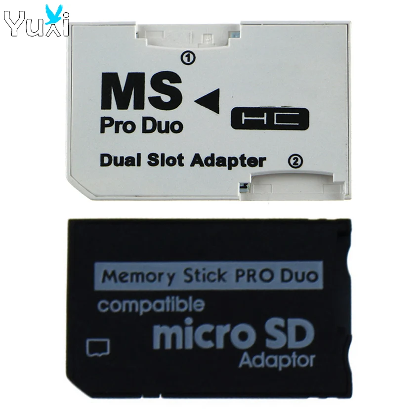 Адаптер для карты памяти Micro SD YuXi TF флэш карта карт MS Pro Duo PSP адаптер с одним/двумя