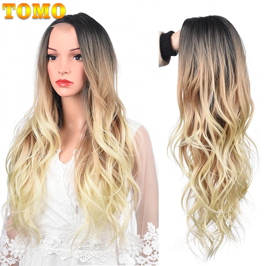 TOMO Brown Blonde Wigs with Lace Long Wavy Synthetic Wig Loose Wave Cosplay Colorful Wig Middle Part for Women Daily Party Use
TOMO Brown Blonde Wigs with Lace Long Wavy Synthetic Wig Loose Wave Cosplay Colorful Wig Middle Part for Women Daily Party Use