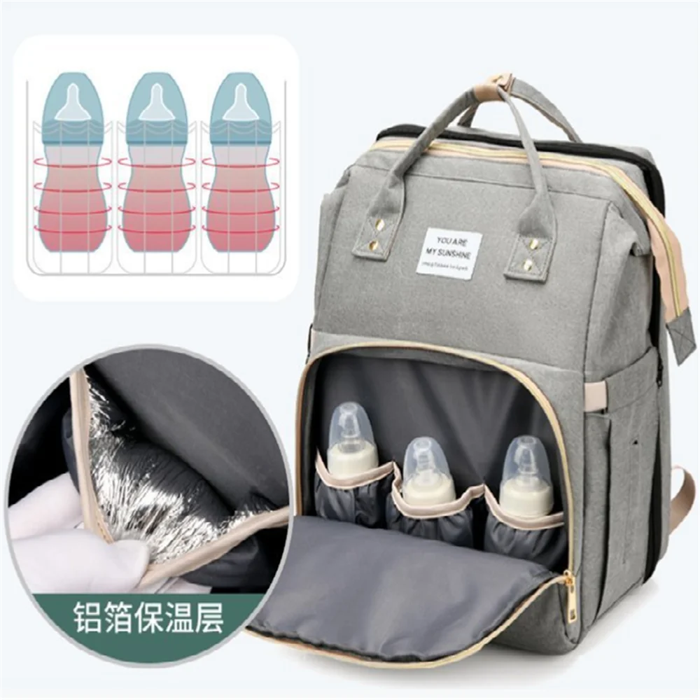 Portable Folding Bed Mommy Bag Big Maternity Backpack Travel Bag Diaper Backpack Bed Diaper Bag Bag Nappy Stroller Infant Bag
Portable Folding Bed Mommy Bag Big Maternity Backpack Travel Bag Diaper Backpack Bed Diaper Bag Bag Nappy Stroller Infant Bag