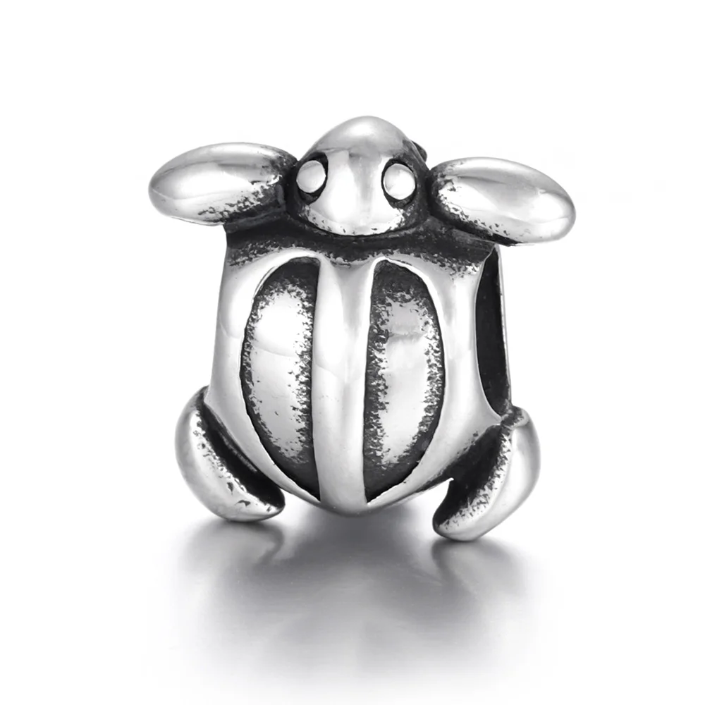 Stainless Steel Sea Turtle Bead Polished 5mm Hole Metal European Beads Animal Charms for DIY Jewelry Making Accessories
Stainless Steel Sea Turtle Bead Polished 5mm Hole Metal European Beads Animal Charms for DIY Jewelry Making Accessories