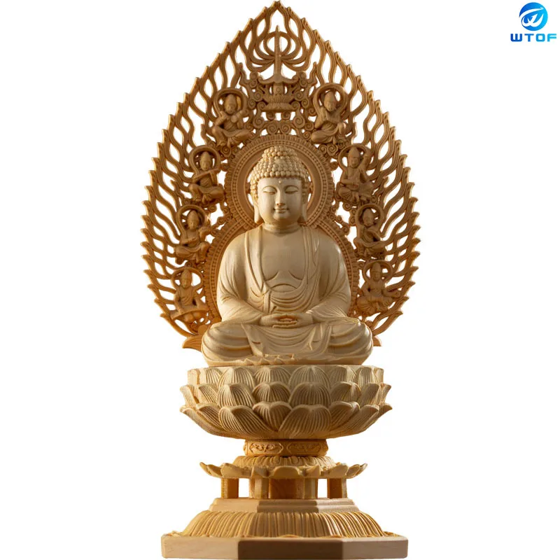 Cypress Wood 28CM Three Buddhas Sculpture Ksitigarbha Sakyamuni Guanyin Wood Buddha Statue Worship Home Decor
Cypress Wood 28CM Three Buddhas Sculpture Ksitigarbha Sakyamuni Guanyin Wood Buddha Statue Worship Home Decor