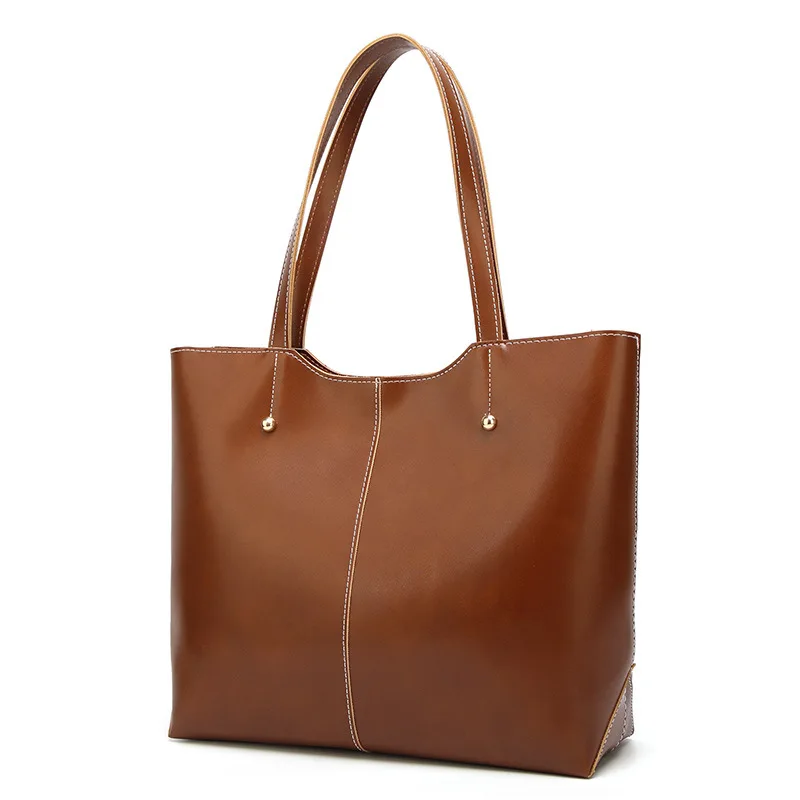 Large Capacity Women Casual Totes Pu Leather High Quality 2020 New Fashion Shoulder Bags Retro Wild Oil Wax Leather Big Bags
Large Capacity Women Casual Totes Pu Leather High Quality 2020 New Fashion Shoulder Bags Retro Wild Oil Wax Leather Big Bags