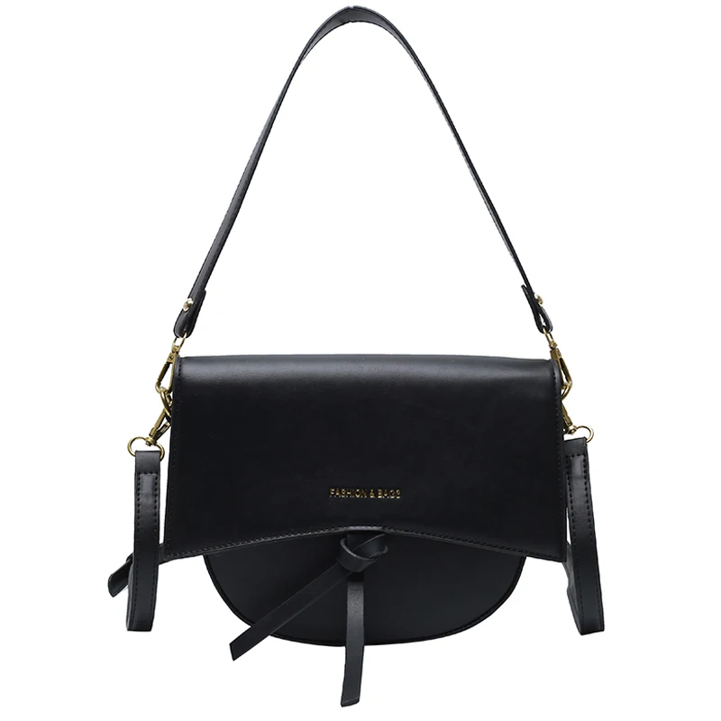 Solid Color Elegant Saddle bag 2021 New High quality PU Leather Women's Designer Handbag High capacity Shoulder Messenger Bag
Solid Color Elegant Saddle bag 2021 New High quality PU Leather Women's Designer Handbag High capacity Shoulder Messenger Bag