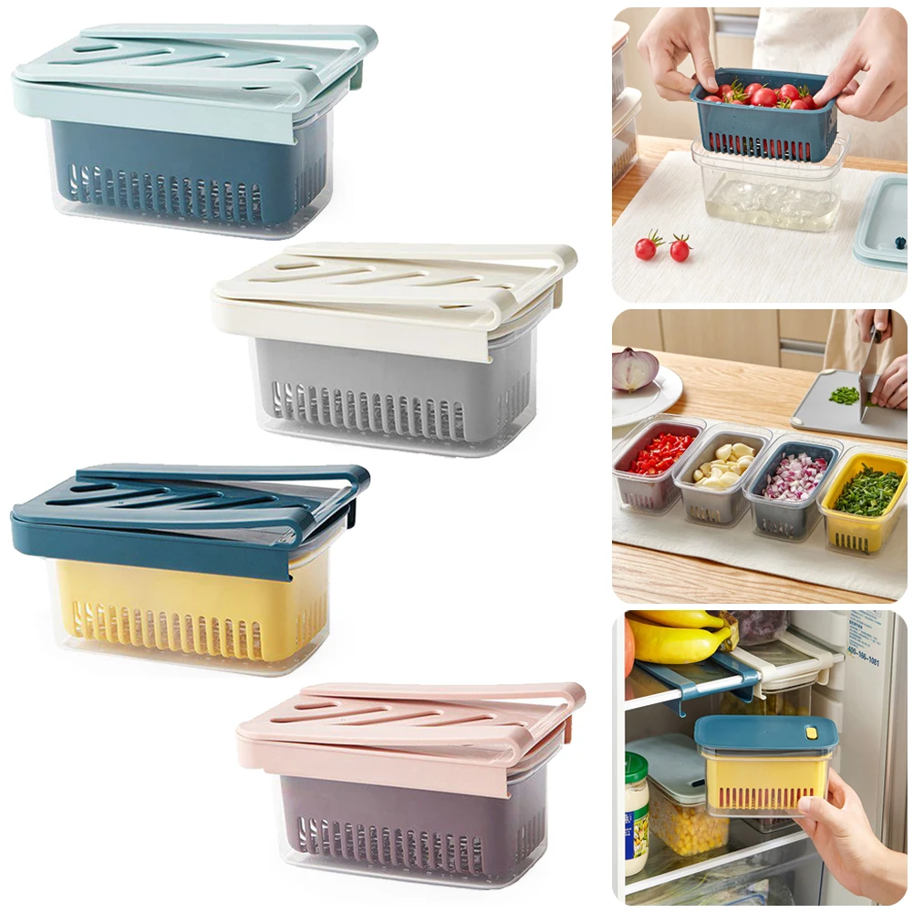 Food Storage Container Retractable Drawer Organizer With Lids Fridge Food Fresh Keeping Container For Fruit Vegetable Meat Drop
Food Storage Container Retractable Drawer Organizer With Lids Fridge Food Fresh Keeping Container For Fruit Vegetable Meat Drop