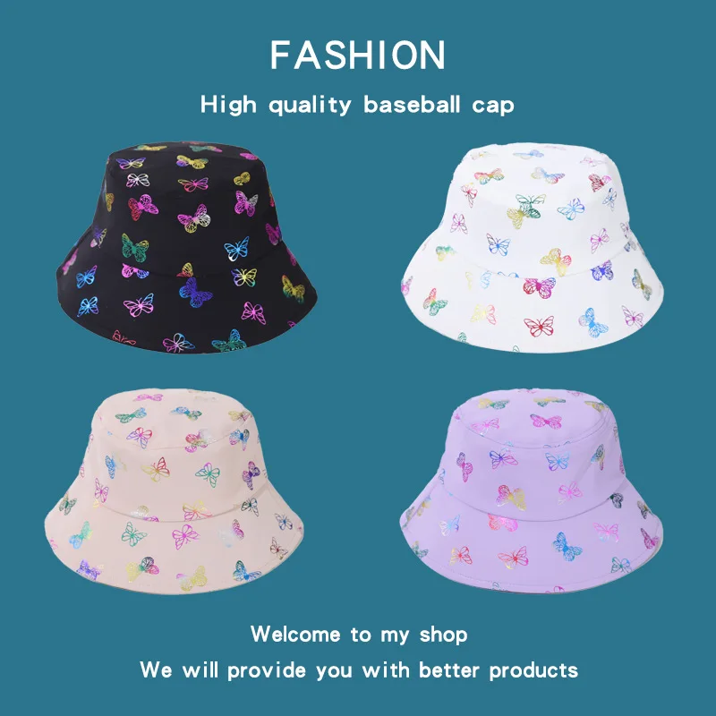 2021 New Korea Fashion Hip-hop Style Bucket Hats Colorful Butterfly Fisherman's Hat for Men and Women Bucket Hat Wholesale
2021 New Korea Fashion Hip-hop Style Bucket Hats Colorful Butterfly Fisherman's Hat for Men and Women Bucket Hat Wholesale