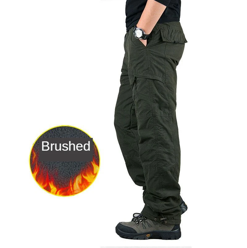 2020 Winter Thickening Men's overalls Outdoor Leisure pants Straight Large tiple bags Cotton pants
2020 Winter Thickening Men's overalls Outdoor Leisure pants Straight Large tiple bags Cotton pants