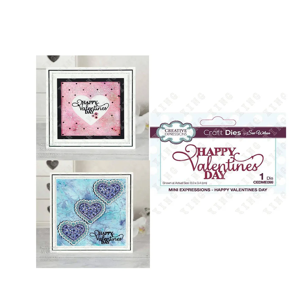 2022 Happy Valentines Day New Metal Cutting Dies Mold Various Card Series Scrapbook Paper Craft Knife Mould Blade Punch Mould
2022 Happy Valentines Day New Metal Cutting Dies Mold Various Card Series Scrapbook Paper Craft Knife Mould Blade Punch Mould