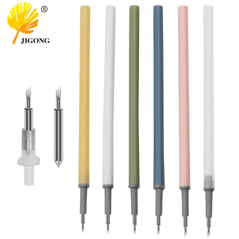 DIY Engraving Pen Carving Knife Colorful Cutting Head Lettering knife Pen Core Paper /Box /Express /Carving Knife Accessory
DIY Engraving Pen Carving Knife Colorful Cutting Head Lettering knife Pen Core Paper /Box /Express /Carving Knife Accessory