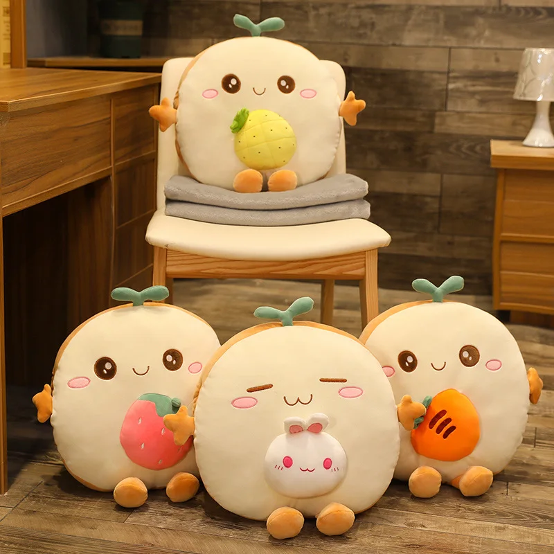 Cute Cartoon Stuffed Pillow with Blanket Hand Warmer Office Soft Sleep Cushion Kawaii Plush Toys for Girls Best Birthday Gifts
Cute Cartoon Stuffed Pillow with Blanket Hand Warmer Office Soft Sleep Cushion Kawaii Plush Toys for Girls Best Birthday Gifts