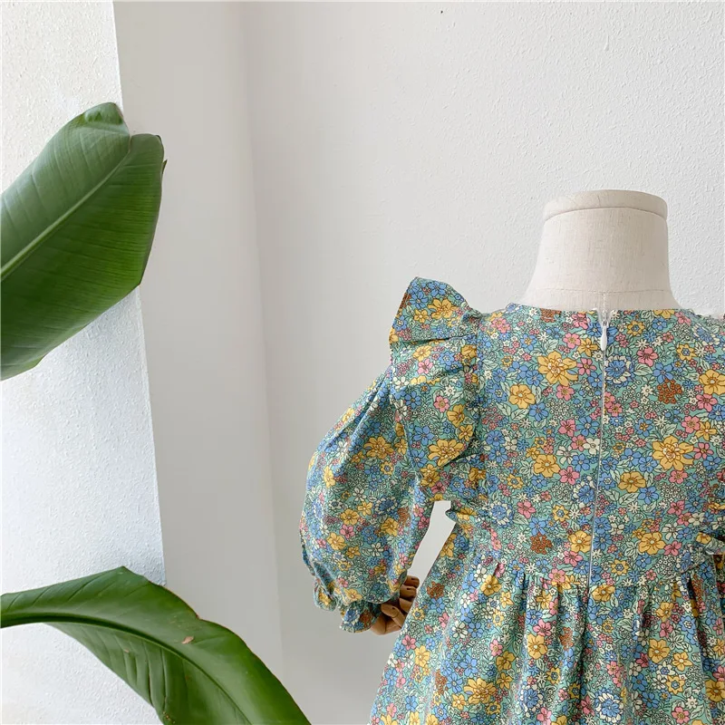 Spring New 2021 Kids Clothes Baby Girls Dress Sweet Child Flower Printing Long Sleeve Lace Princess Dress
Spring New 2021 Kids Clothes Baby Girls Dress Sweet Child Flower Printing Long Sleeve Lace Princess Dress