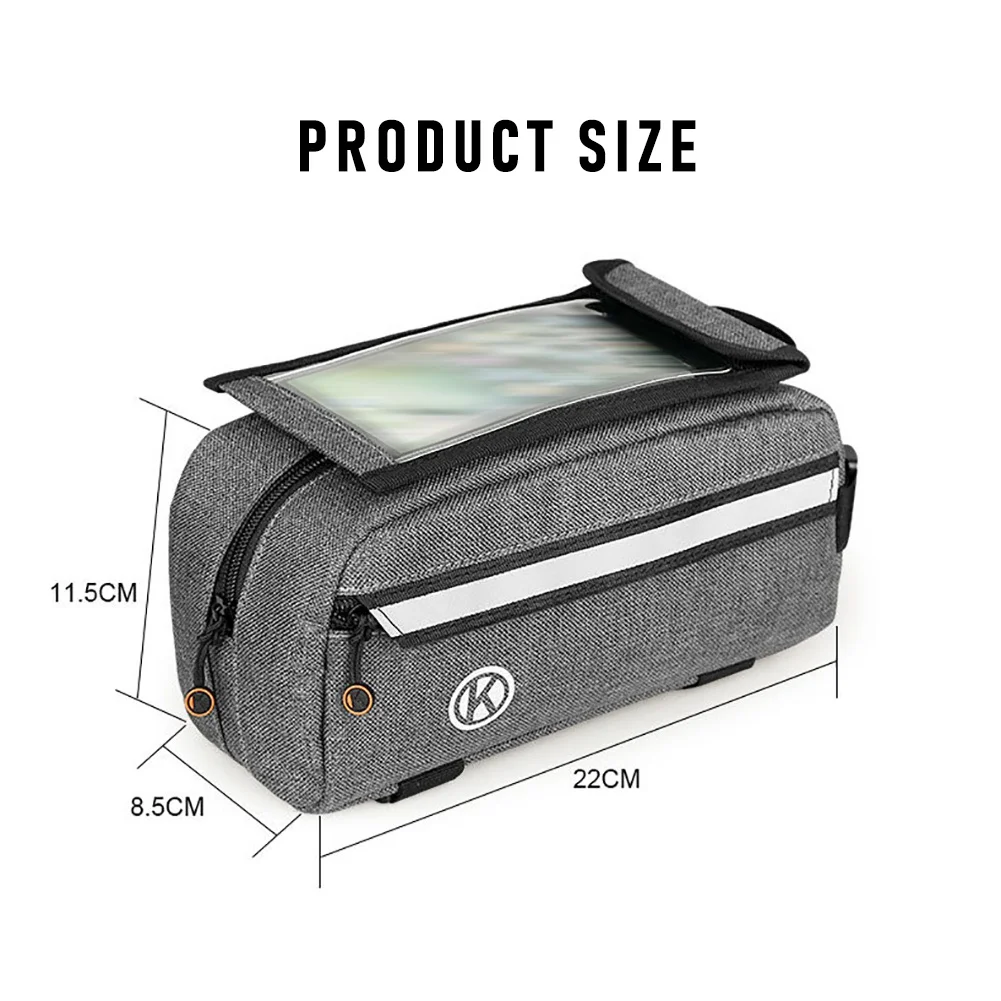 Sports Outdoor Cycling Equipment Cell Phone Navigation Touch Screen Bag Mountain Bike Front Beam Waterproof Bag
Sports Outdoor Cycling Equipment Cell Phone Navigation Touch Screen Bag Mountain Bike Front Beam Waterproof Bag