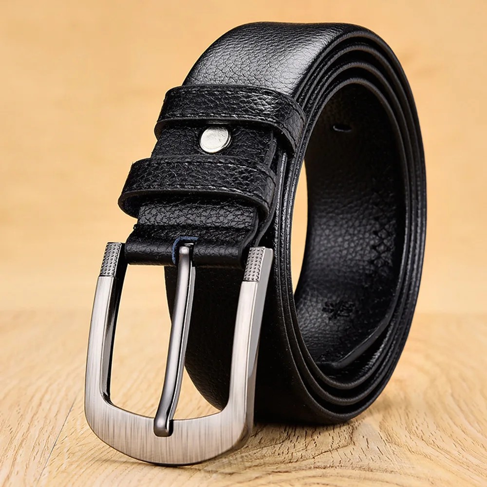 110cm 120 130cm 140 150cm 160cm Men Belt Plus Size Black High Quality PU Leather Litchi Pattern Men's Alloy Pin Buckle Belts
110cm 120 130cm 140 150cm 160cm Men Belt Plus Size Black High Quality PU Leather Litchi Pattern Men's Alloy Pin Buckle Belts