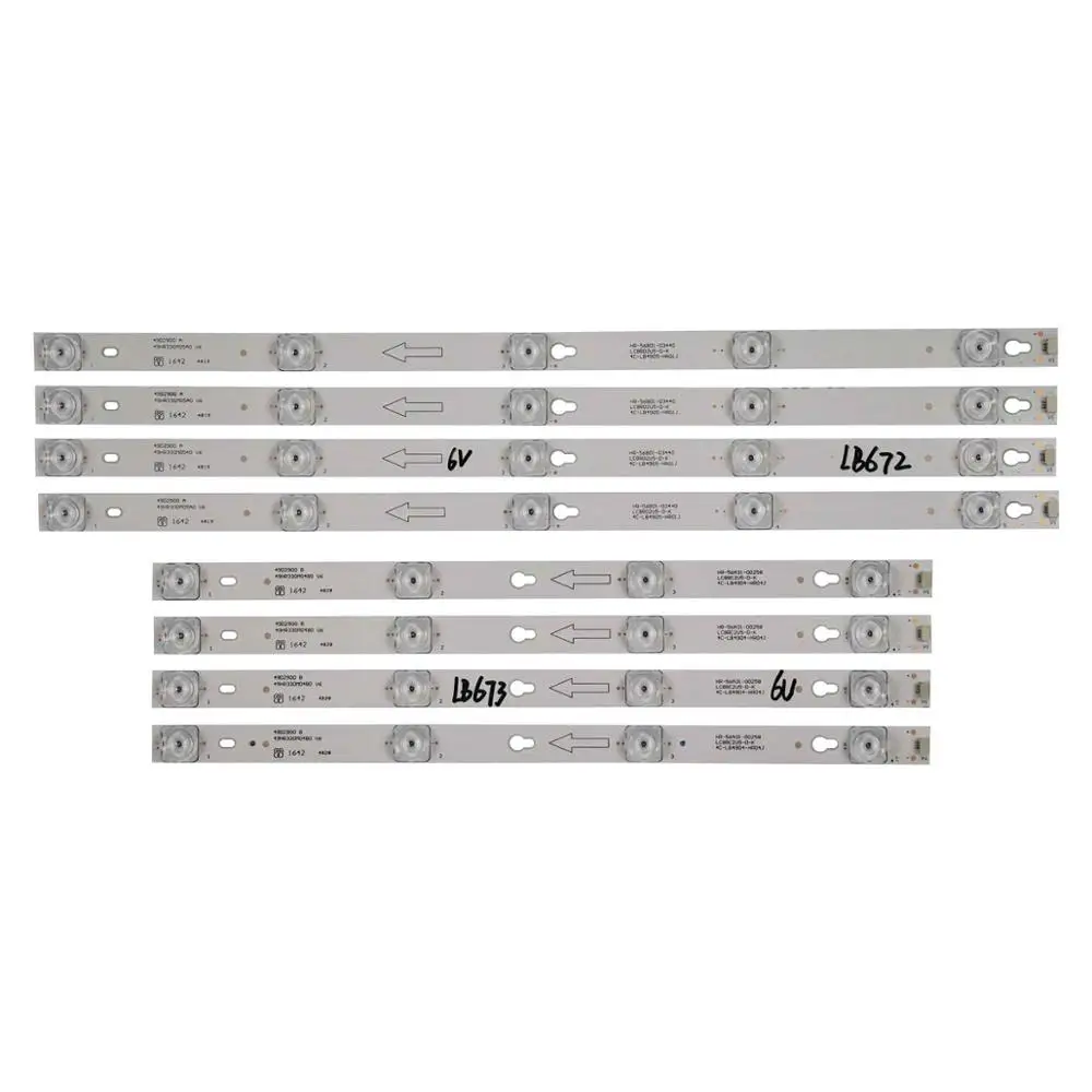 Светодиодная лента для подсветки TCL 49 дюймов лампа телевизора 2D02900 2D02899 LVF490CSOT D49A620U