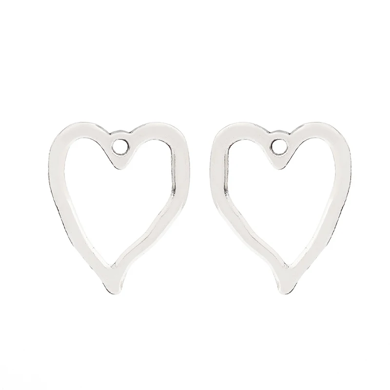 50 x Tibetan Silver Open Love Heart Charms Pendants Beads for Jewelry Making Findings 24x19mm
50 x Tibetan Silver Open Love Heart Charms Pendants Beads for Jewelry Making Findings 24x19mm
