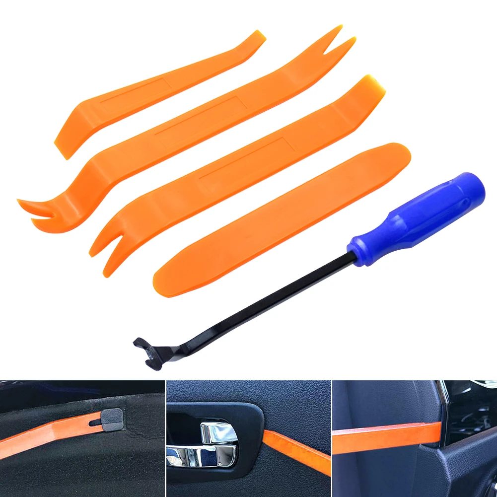 1pcs Car Removal Tool + 4pcs/set Portable Vehicle Car Panel Audio Trim Removal Tool Set Kit Practical Car Repairing Hand Tools
1pcs Car Removal Tool + 4pcs/set Portable Vehicle Car Panel Audio Trim Removal Tool Set Kit Practical Car Repairing Hand Tools