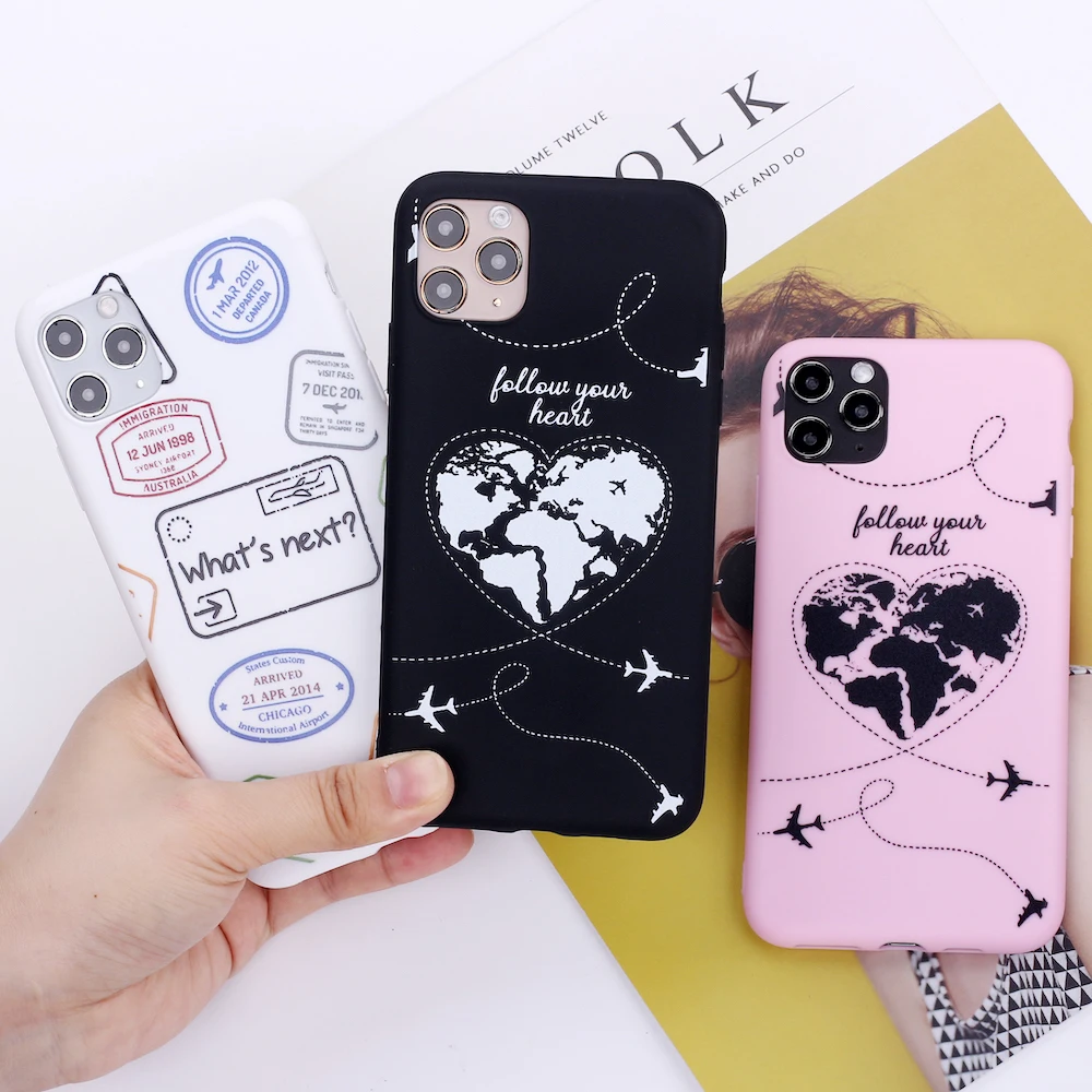 Adventure World Map Flight Postmark Phone Cover For iPhone 12 11 Pro Max X XS XR Max 7 8 7Plus 8Plus 6S SE Soft Silicone Case
Adventure World Map Flight Postmark Phone Cover For iPhone 12 11 Pro Max X XS XR Max 7 8 7Plus 8Plus 6S SE Soft Silicone Case